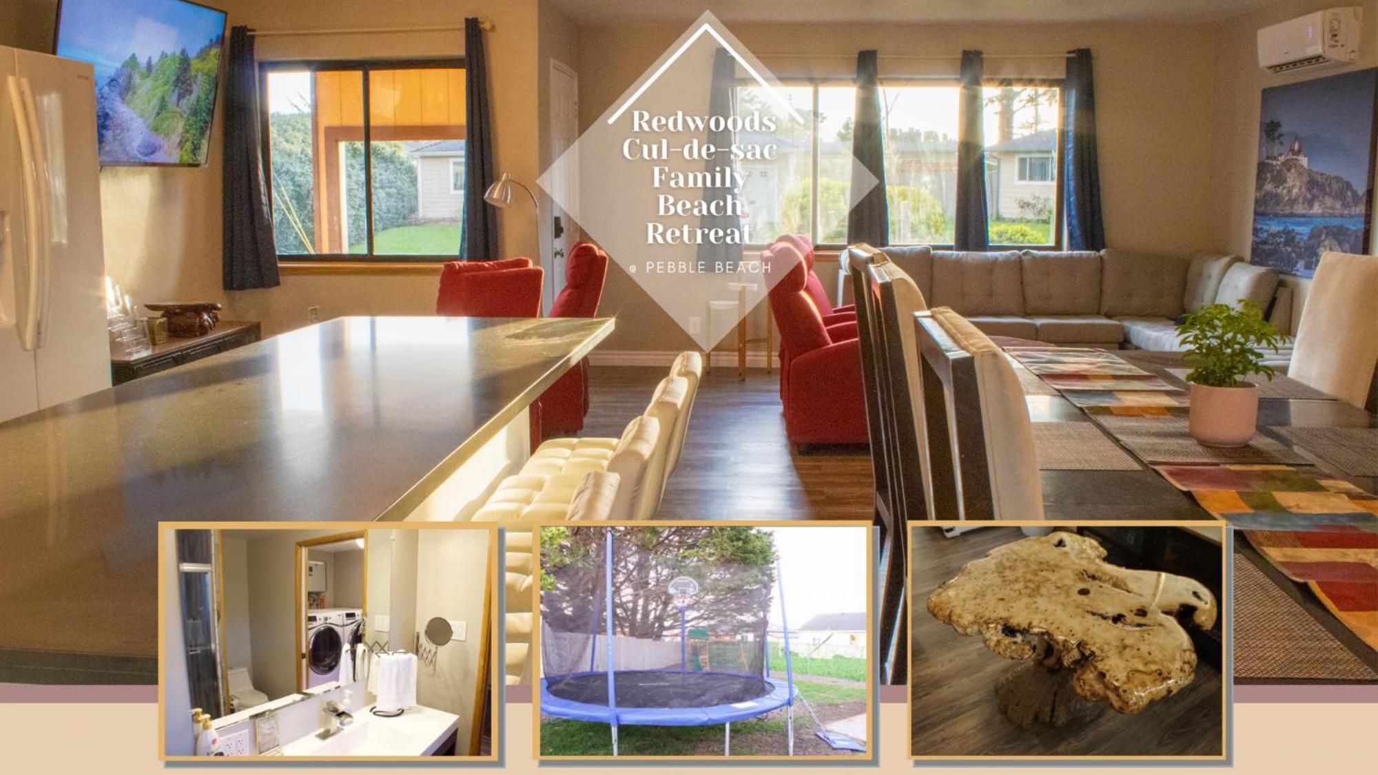 Private Home - Playground, Jumping Mat, Bbq, Darts, Firepit, Gazebo, 4 Smart Tvs, White Cotton Bedding, - The Redwood Cul-De Sac Beach Retreat Crescent City Exteriér fotografie